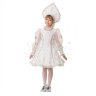Карнавальный костюм "Снегурочка велюр" белая