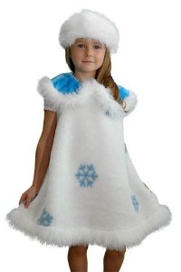 Карнавальный костюм "Снежинка" плюш