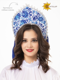 Кокошник Аленушка гжель